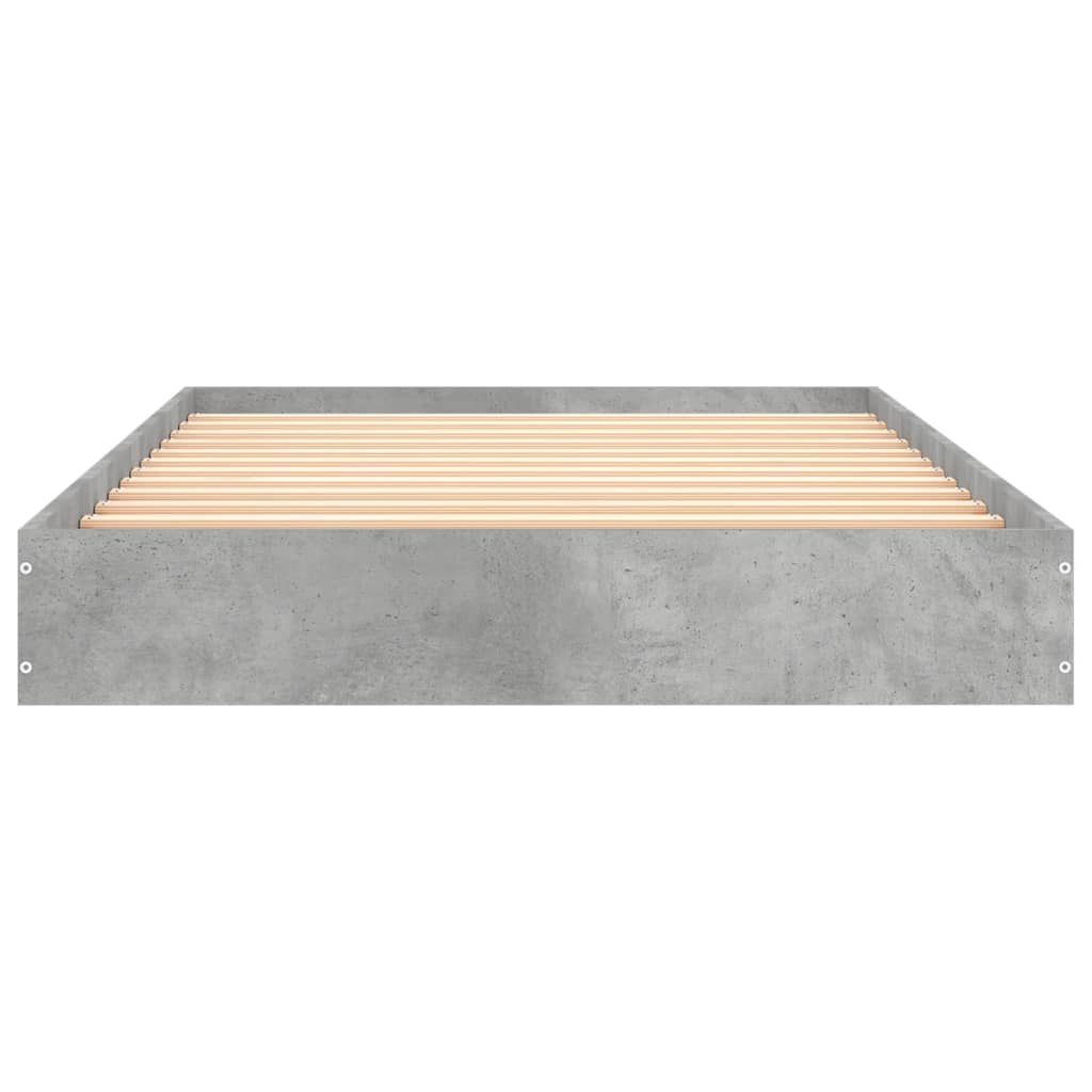 Sengeramme betonggrå 100x200 cm konstruert tre