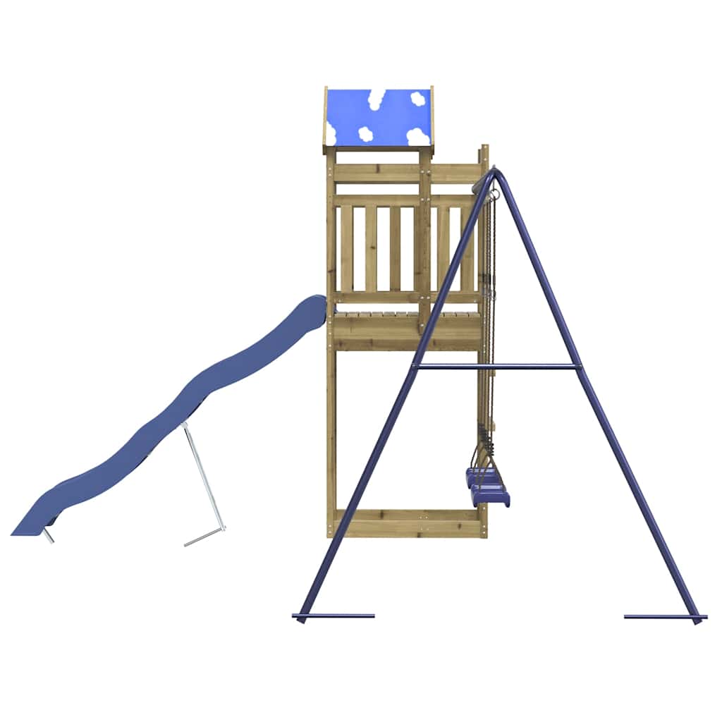 Utendørs lekesett impregnert furu