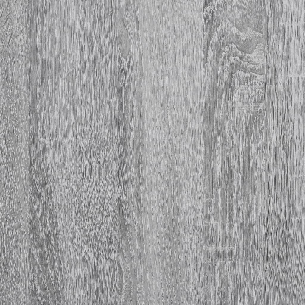 Sengeramme grå sonoma 100x200 cm konstruert tre