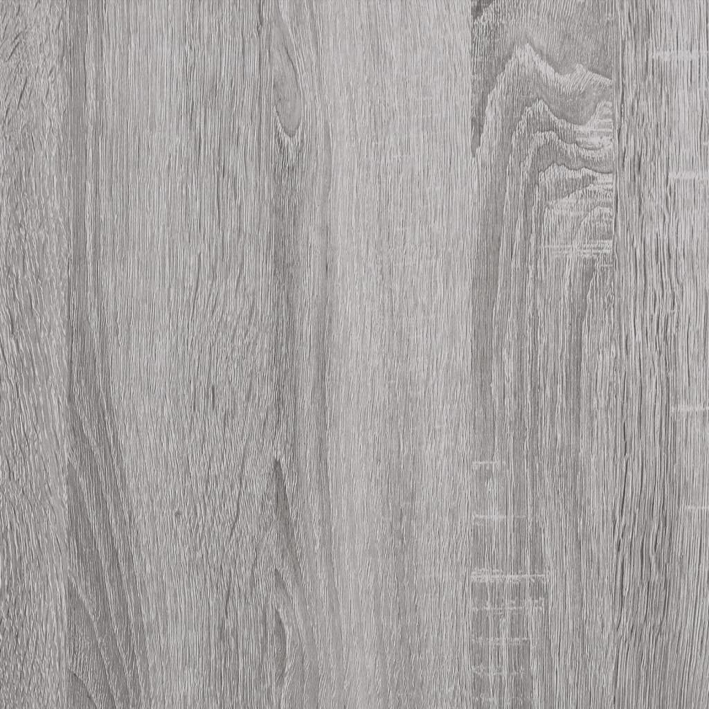Sengeramme grå sonoma 100x200 cm konstruert tre
