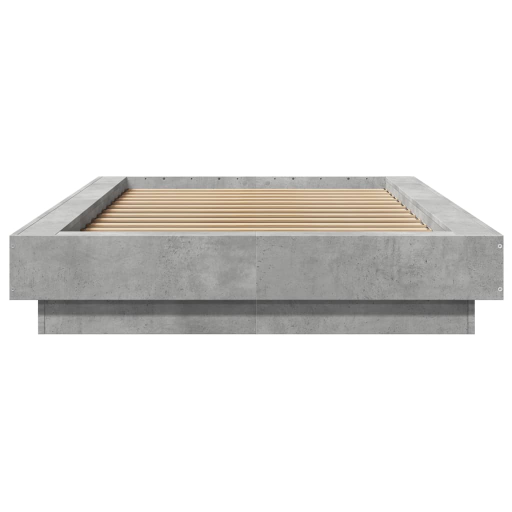 Sengeramme betonggrå 75x190 cm konstruert tre