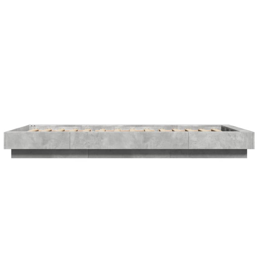 Sengeramme betonggrå 75x190 cm konstruert tre