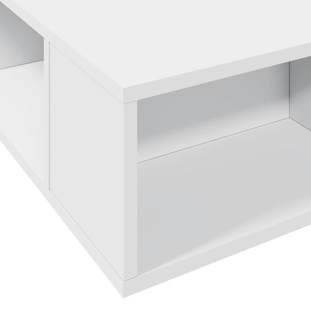Sengeramme hvit 150x200 cm konstruert tre