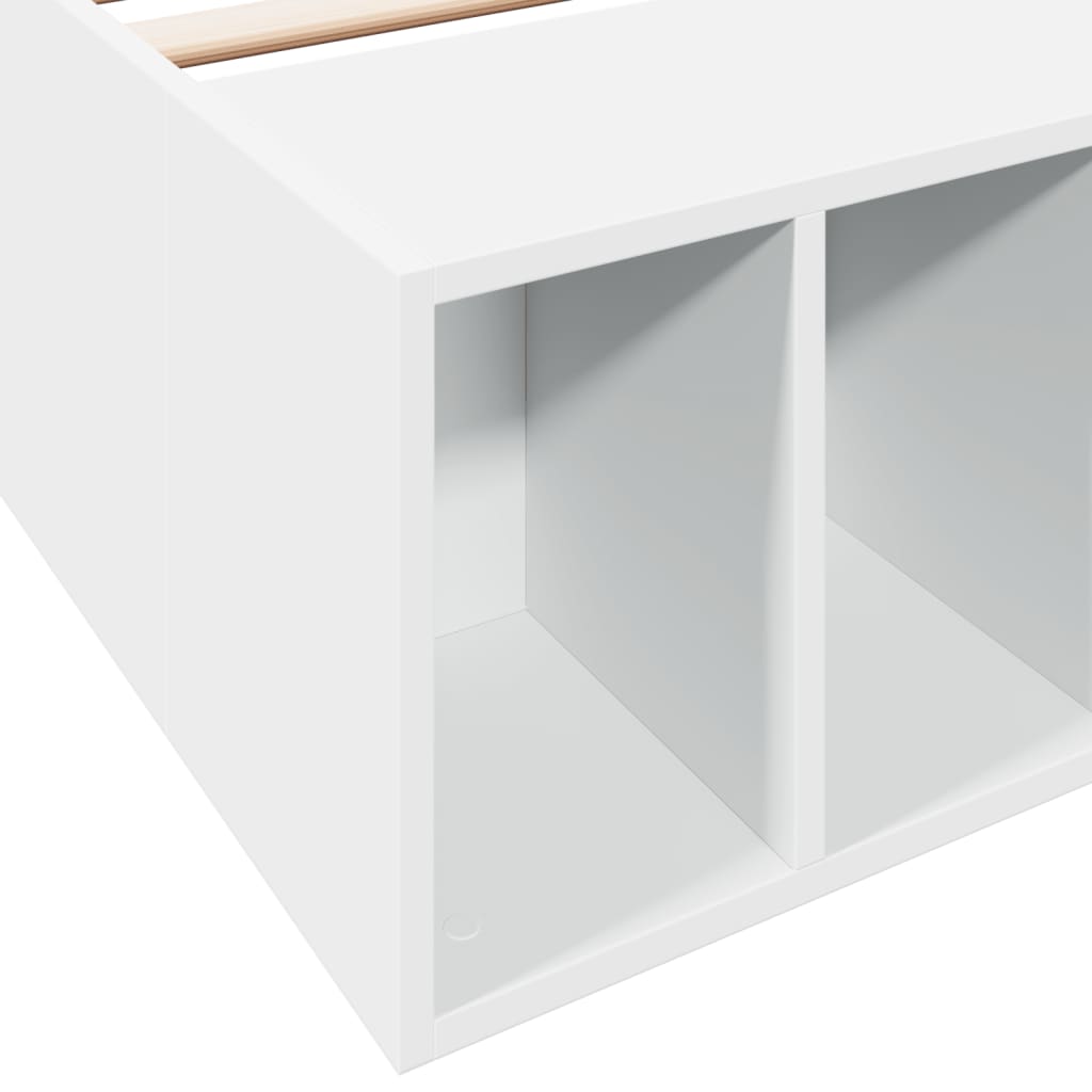 Sengeramme hvit 100x200 cm konstruert tre