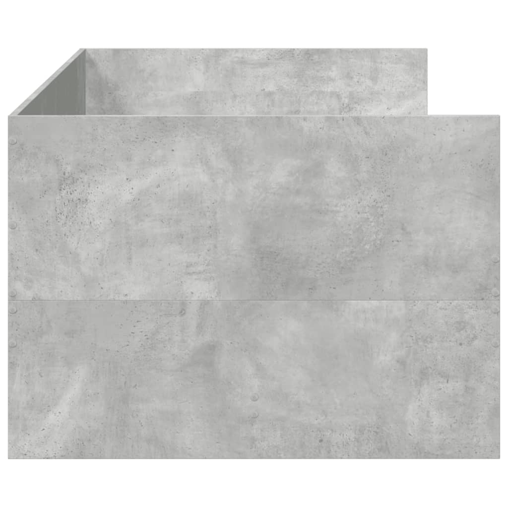 Dagseng med skuffer uten Madrass betonggrå 90x190 cm