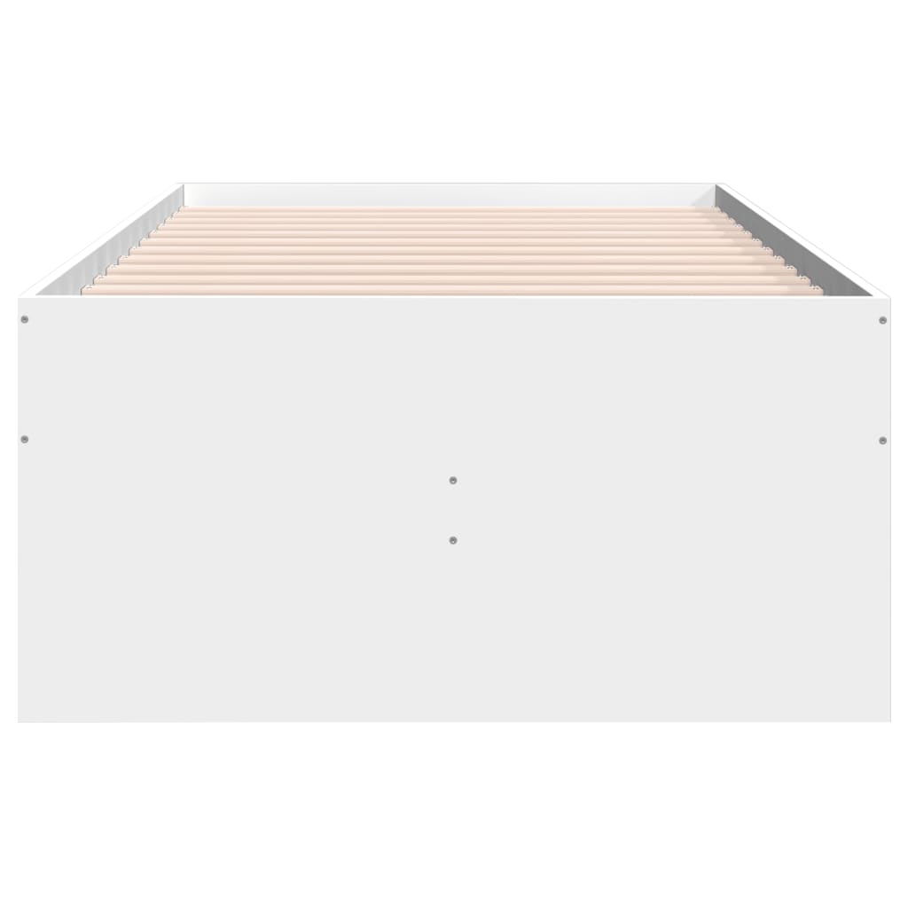 Dagseng med skuffer uten Madrass Hvit 100x200 cm