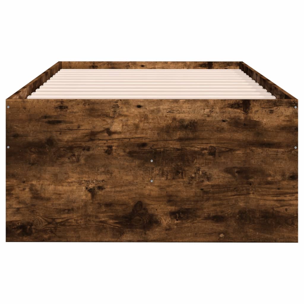 Dagseng med skuffer uten Madrass røkt eik 75x190 cm