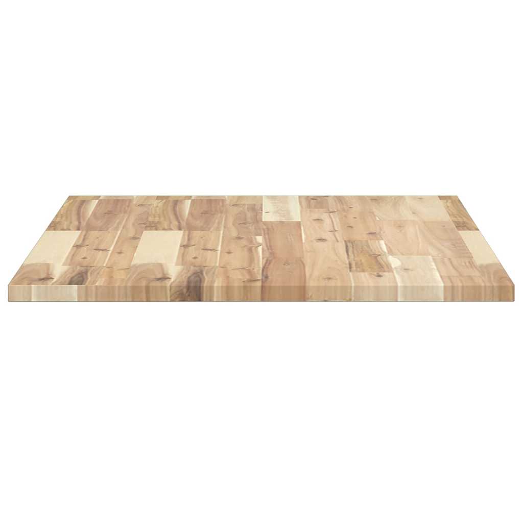 Bordplate ubehandlet 80x60x2 cm heltre akasie
