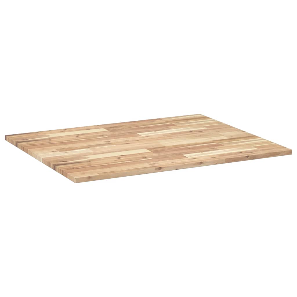 Bordplate ubehandlet 100x80x2 cm heltre akasie