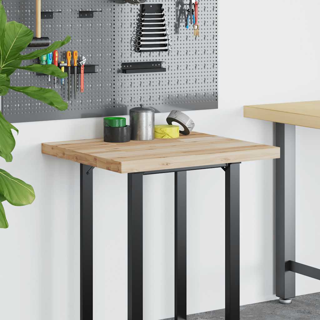Bordplate ubehandlet 80x60x4 cm heltre akasie