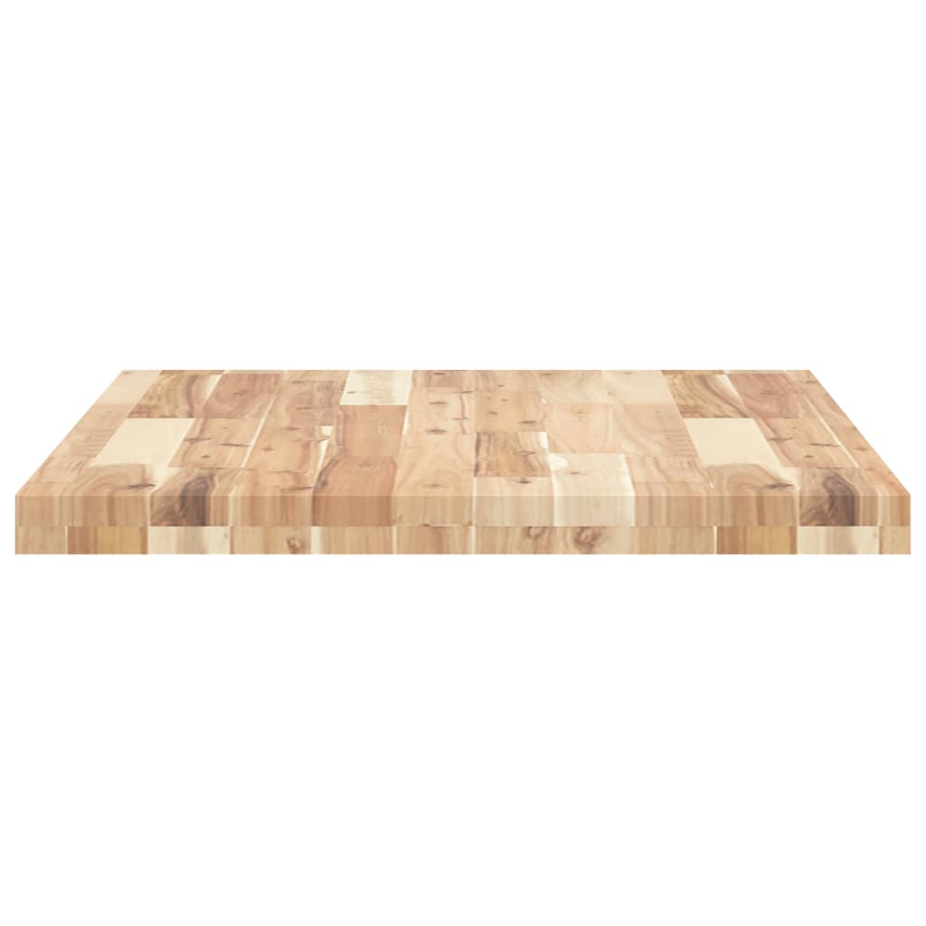 Bordplate ubehandlet 80x60x4 cm heltre akasie