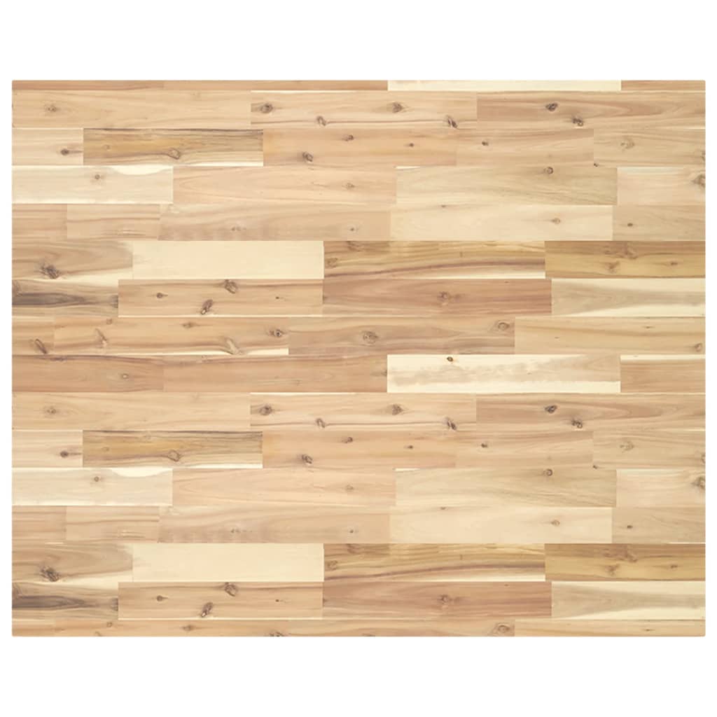 Bordplate ubehandlet 100x80x4 cm heltre akasie
