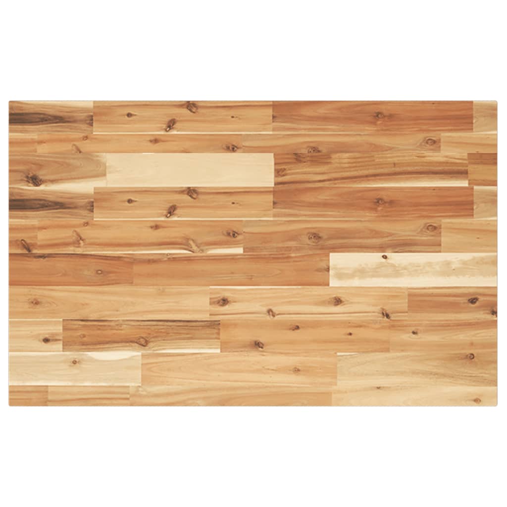 Bordplate ubehandlet 80x50x2 cm heltre akasie