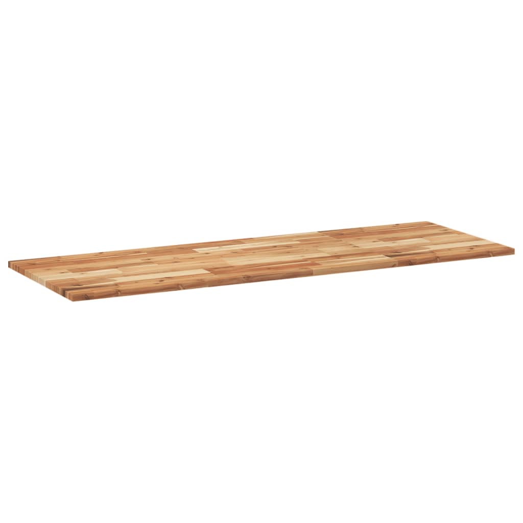 Bordplate ubehandlet 120x50x2 cm heltre akasie