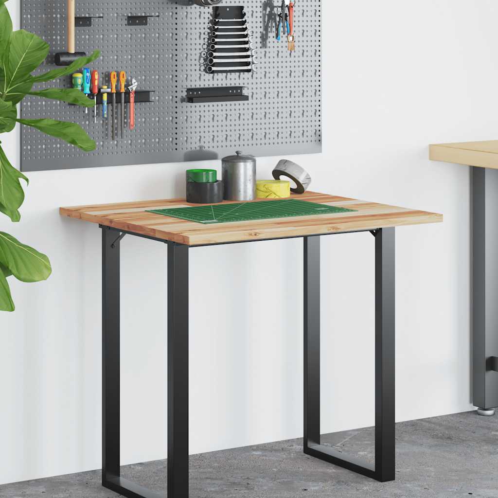 Bordplate ubehandlet 80x60x2 cm heltre akasie