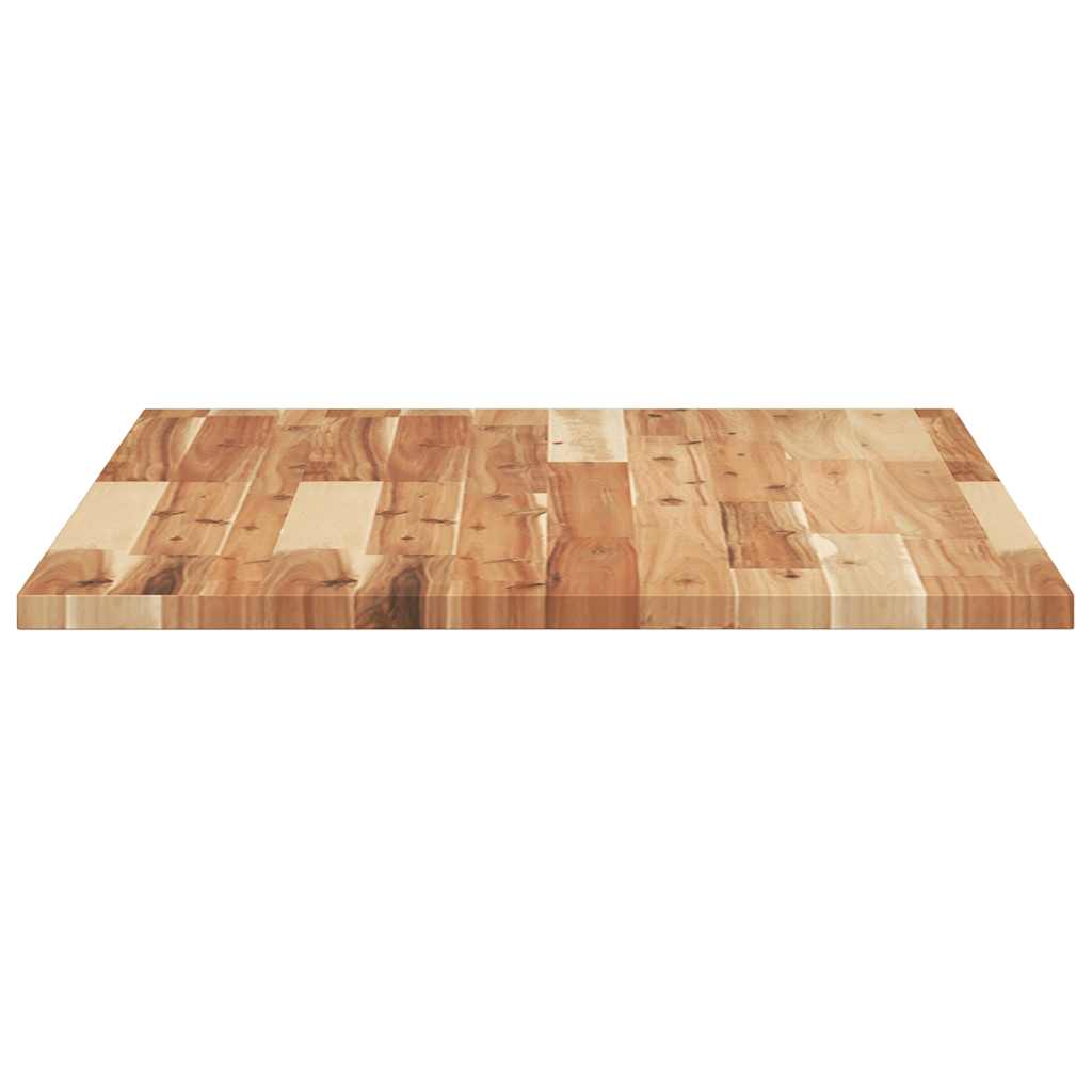 Bordplate ubehandlet 80x60x2 cm heltre akasie