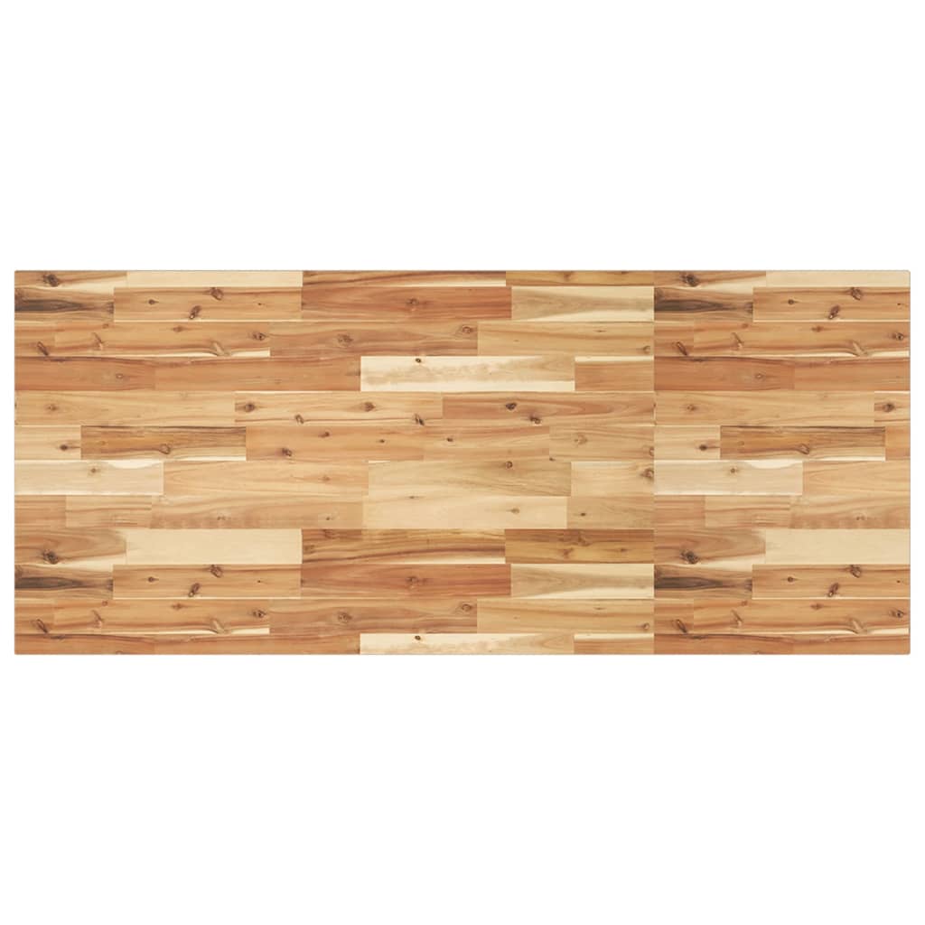 Bordplate ubehandlet 120x60x2 cm heltre akasie