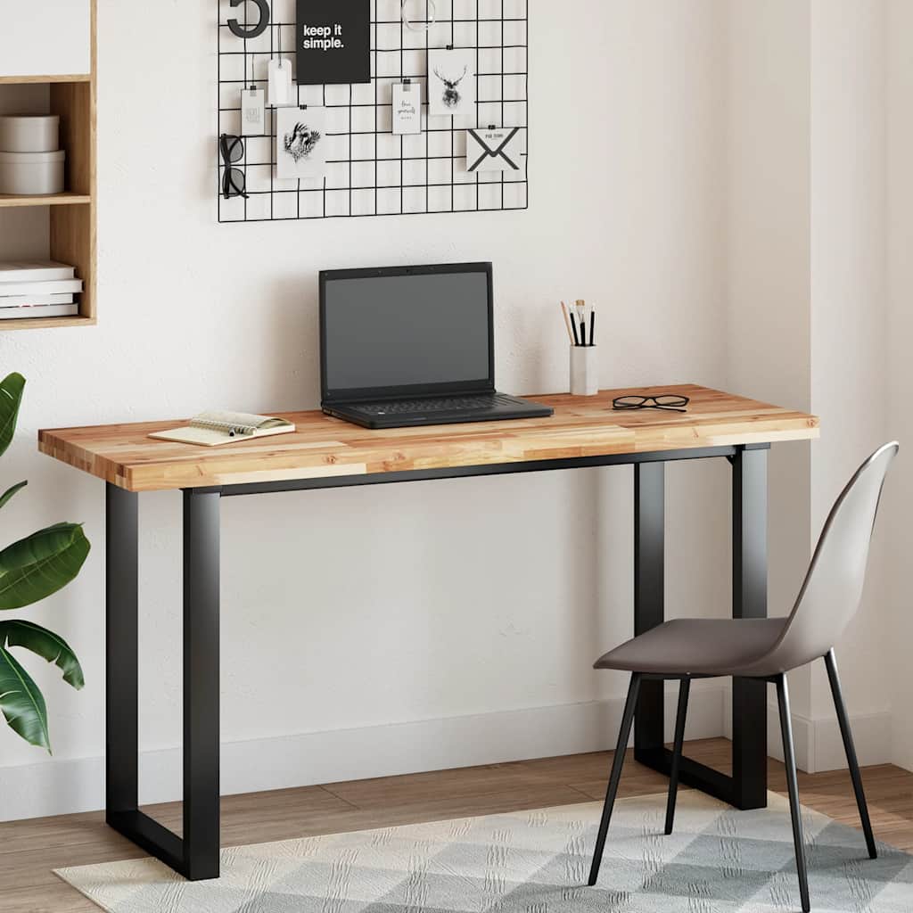 Bordplate ubehandlet 140x50x4 cm heltre akasie