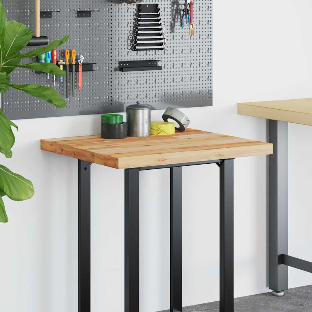 Bordplate ubehandlet 80x60x4 cm heltre akasie