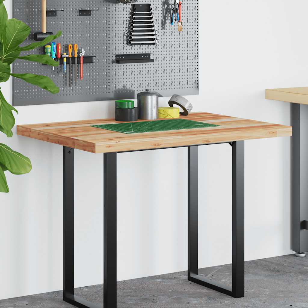 Bordplate ubehandlet 100x80x4 cm heltre akasie