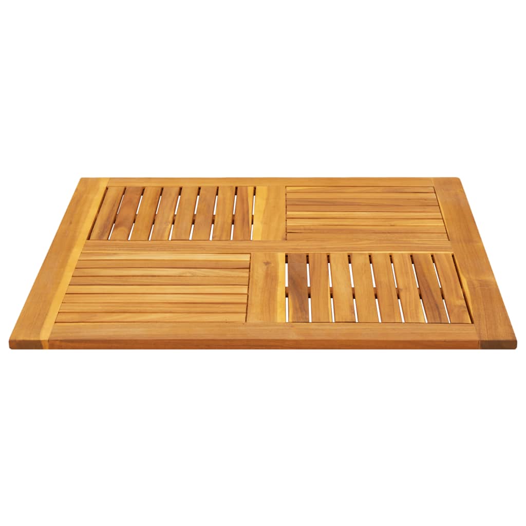 Bordplate 90x90x2,2 cm firkantet heltre akasie