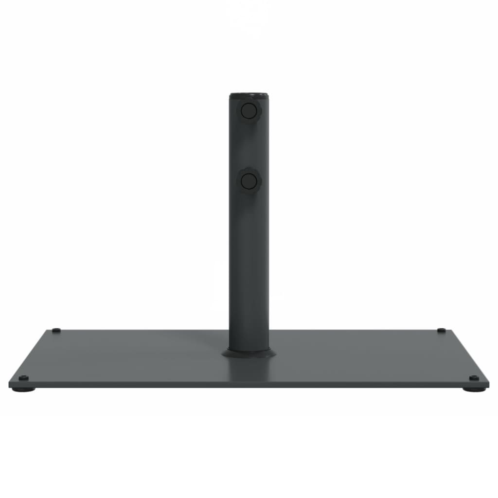 Parasollfot for Ø32/38/48 mm stenger 15 kg rektangulær