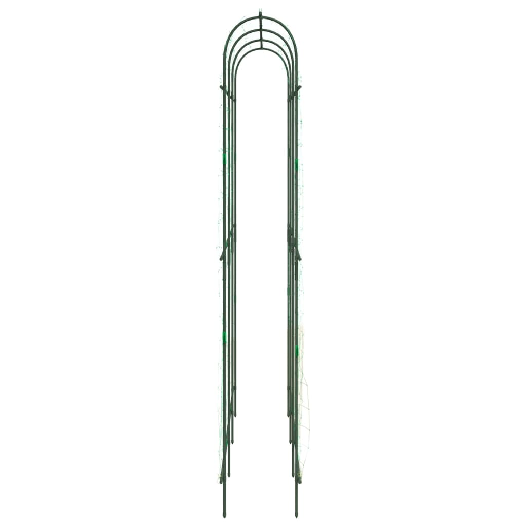 Hageespalier for klatreplanter U-form 181x31x182,5 cm stål