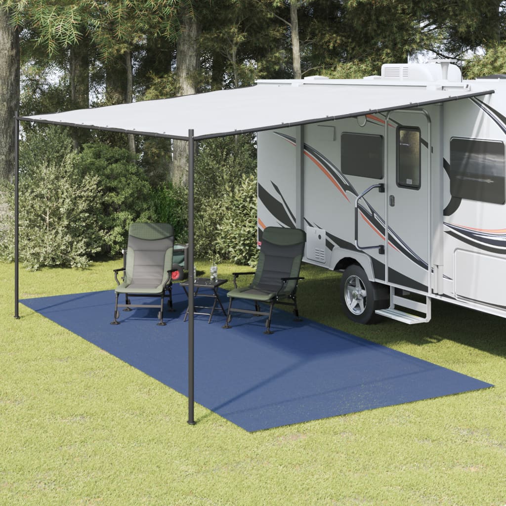 Campingmatte blå 5,5x2,5 m