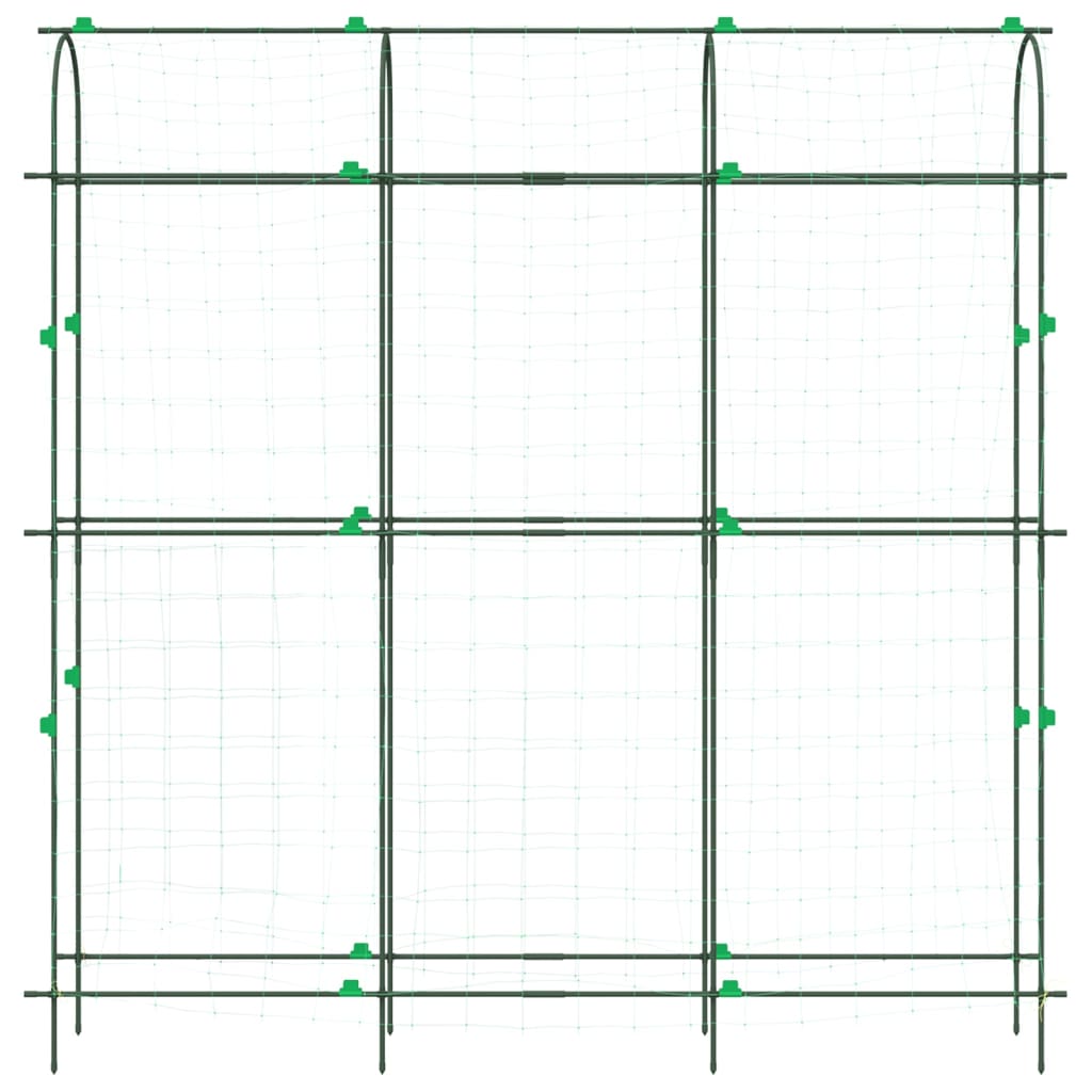 Hageespalier for klatreplanter 3 stk U-ramme stål