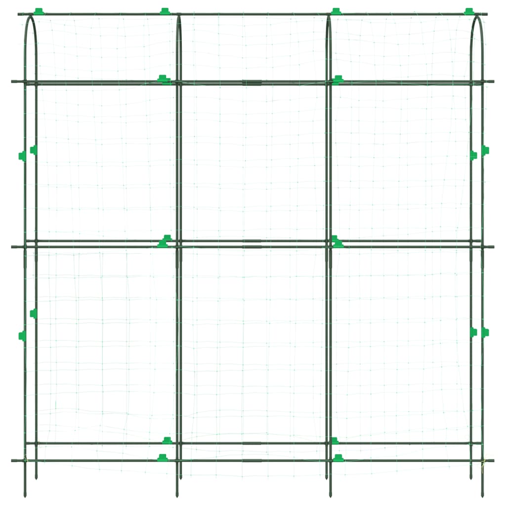 Hageespalier for klatreplanter 4 stk U-ramme stål