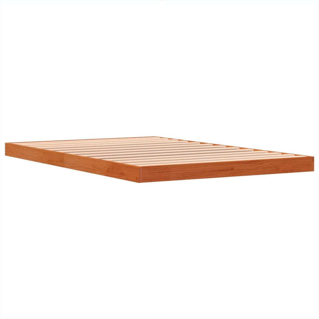 Sengeramme brun 120x190 cm heltre furu