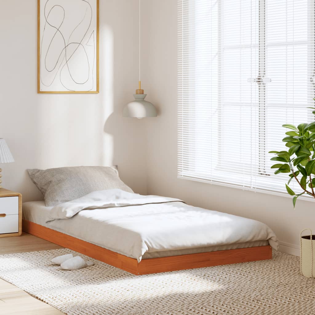 Dagseng voksbrun 75x190 cm heltre furu