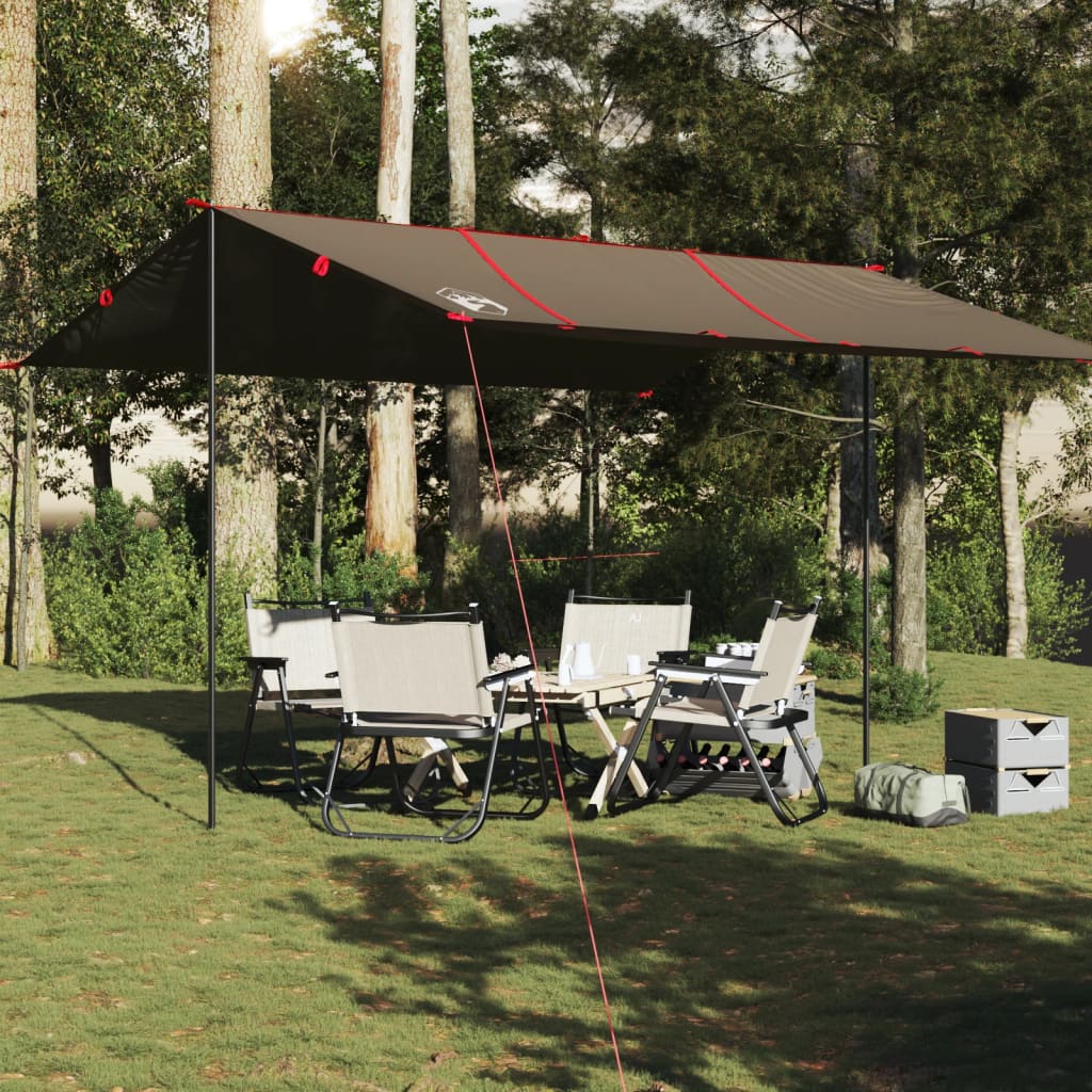 Campingpresenning brun 451x420 cm vanntett