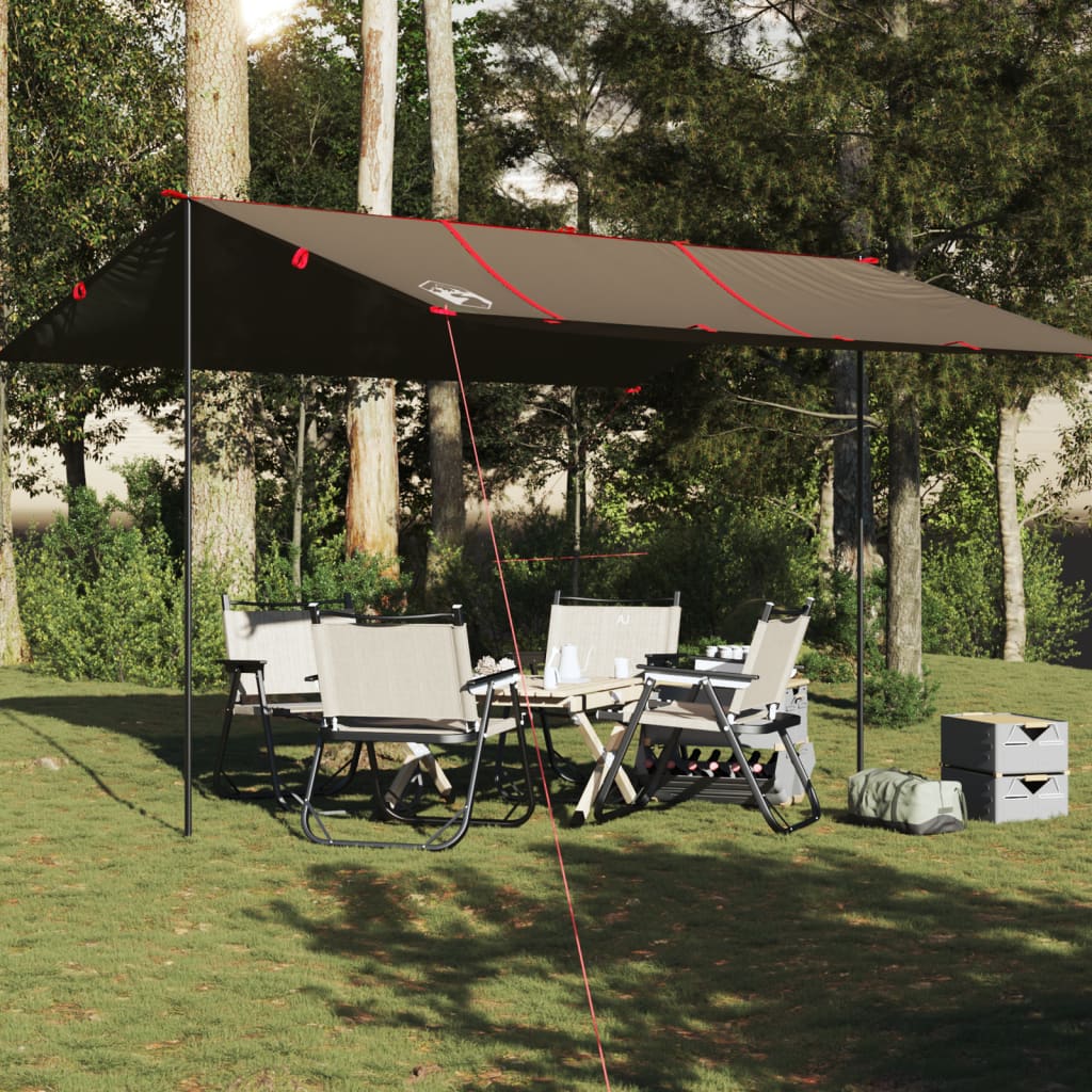 Campingpresenning brun 451x420 cm vanntett