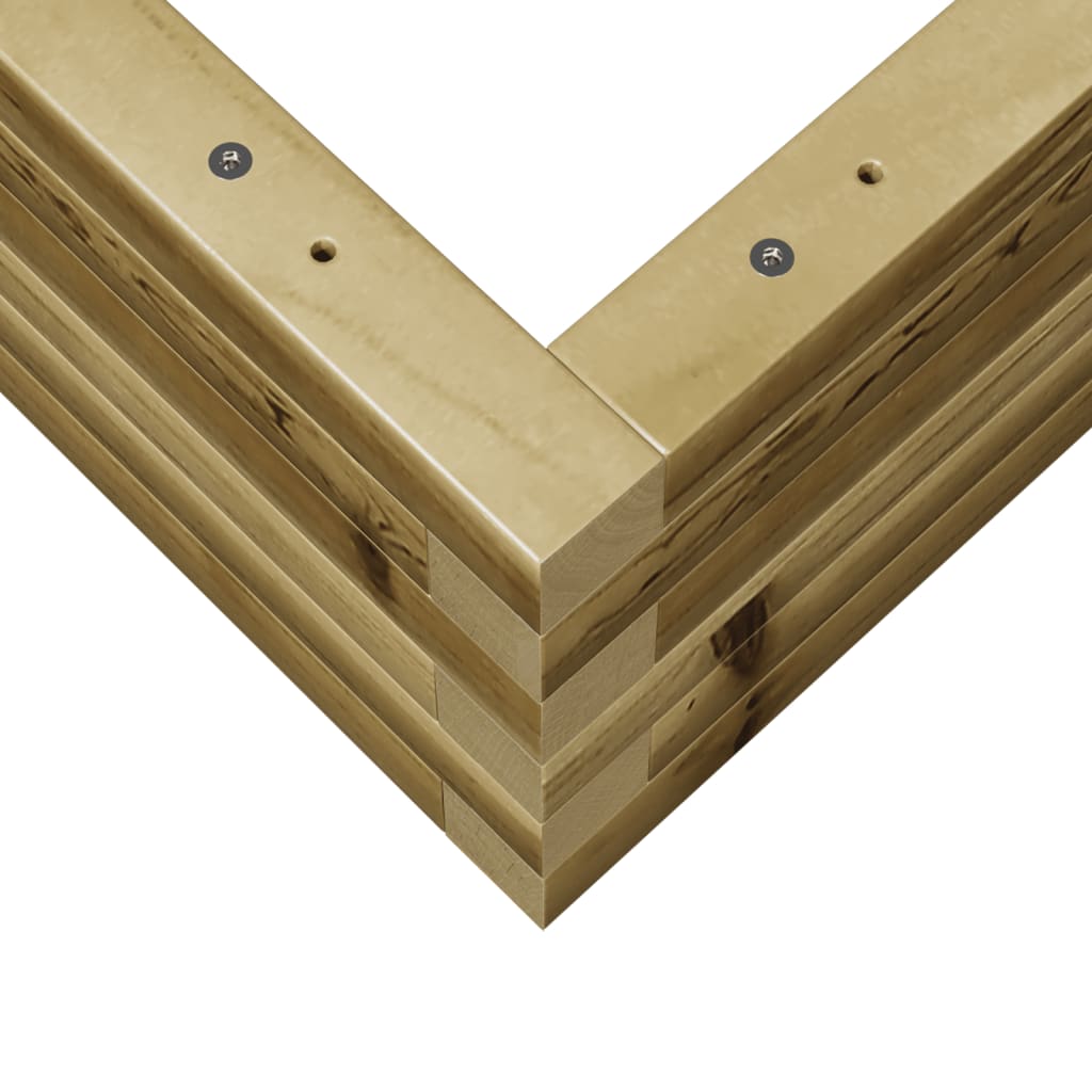 Hageplantekasse 50x50x23 cm impregnert furu