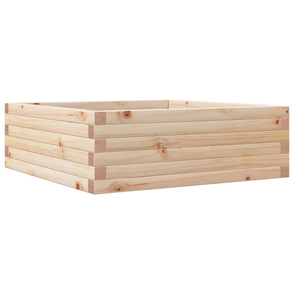 Hageplantekasse 70x70x23 cm heltre furu