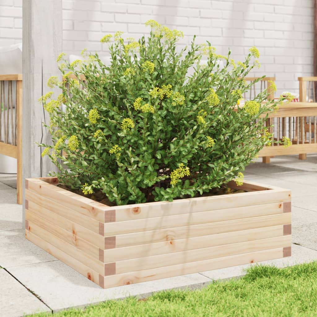 Hageplantekasse 70x70x23 cm heltre furu