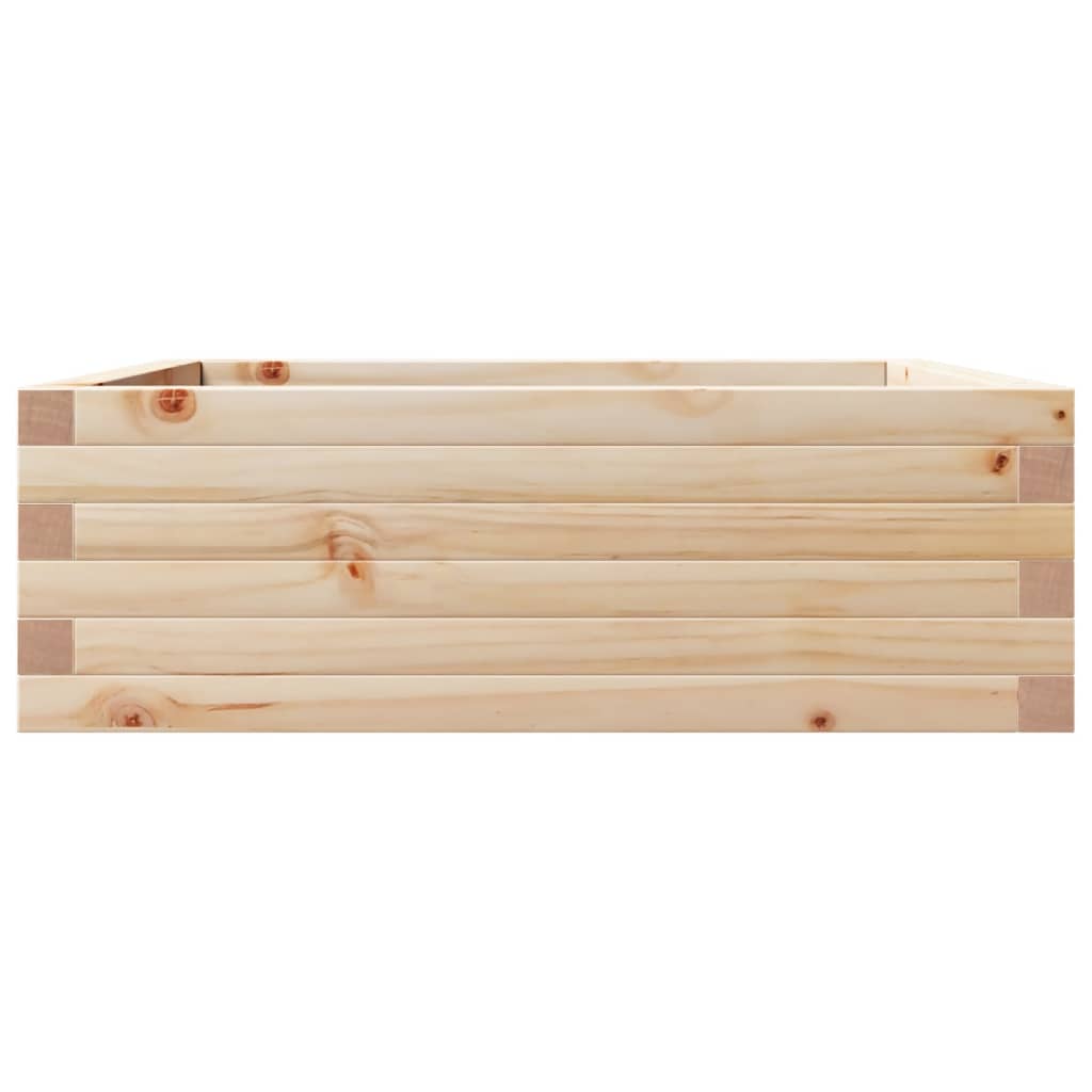 Hageplantekasse 70x70x23 cm heltre furu