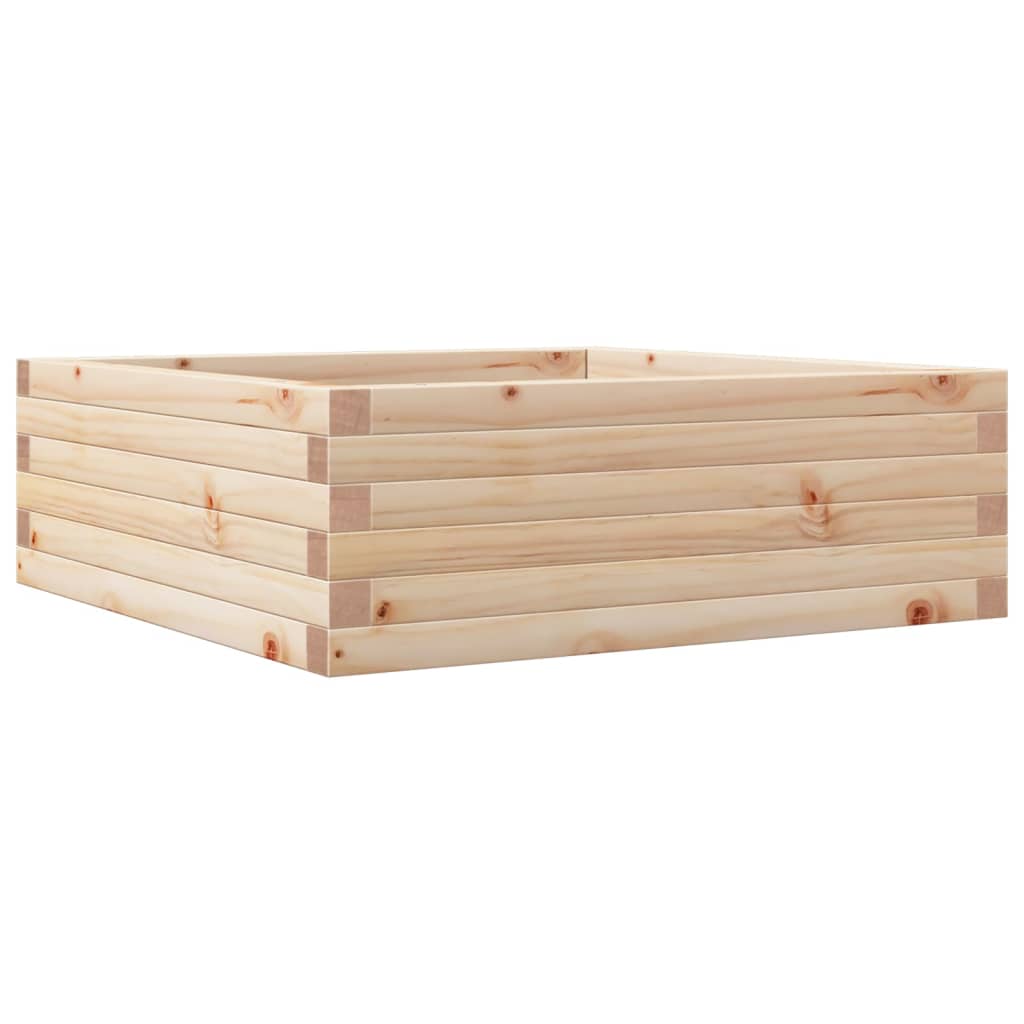 Hageplantekasse 70x70x23 cm heltre furu