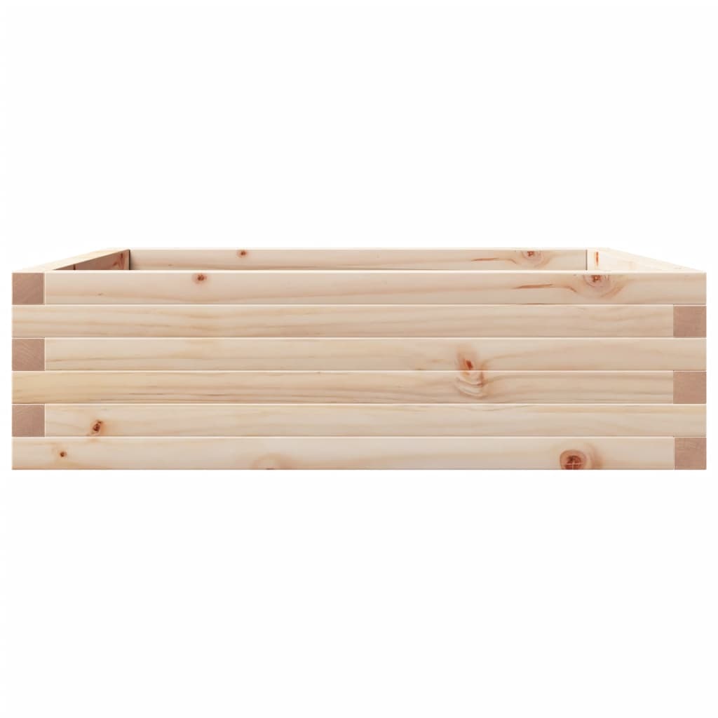 Hageplantekasse 80x80x23 cm heltre furu