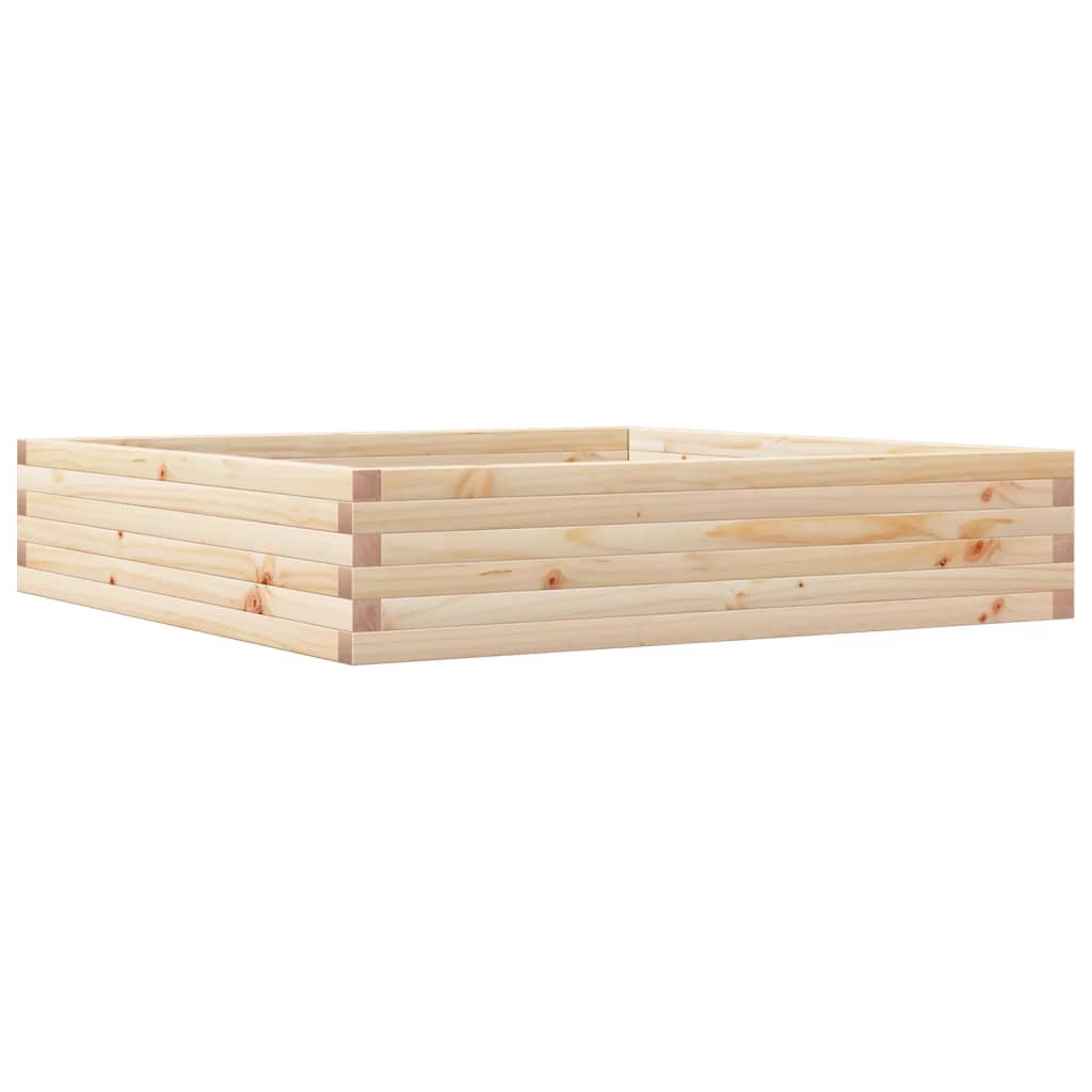 Hageplantekasse 110x110x23 cm heltre furu