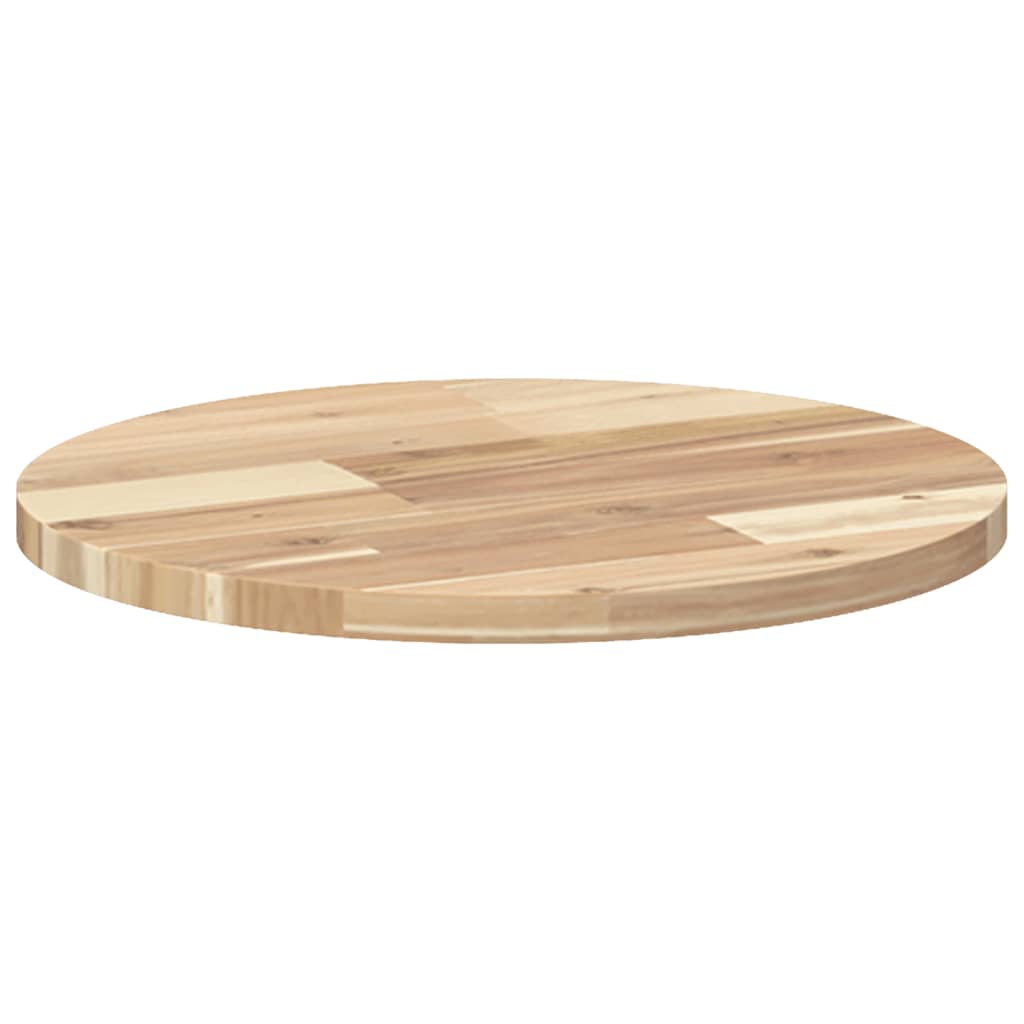 Bordplate rund Ø40x2 cm heltre akasie