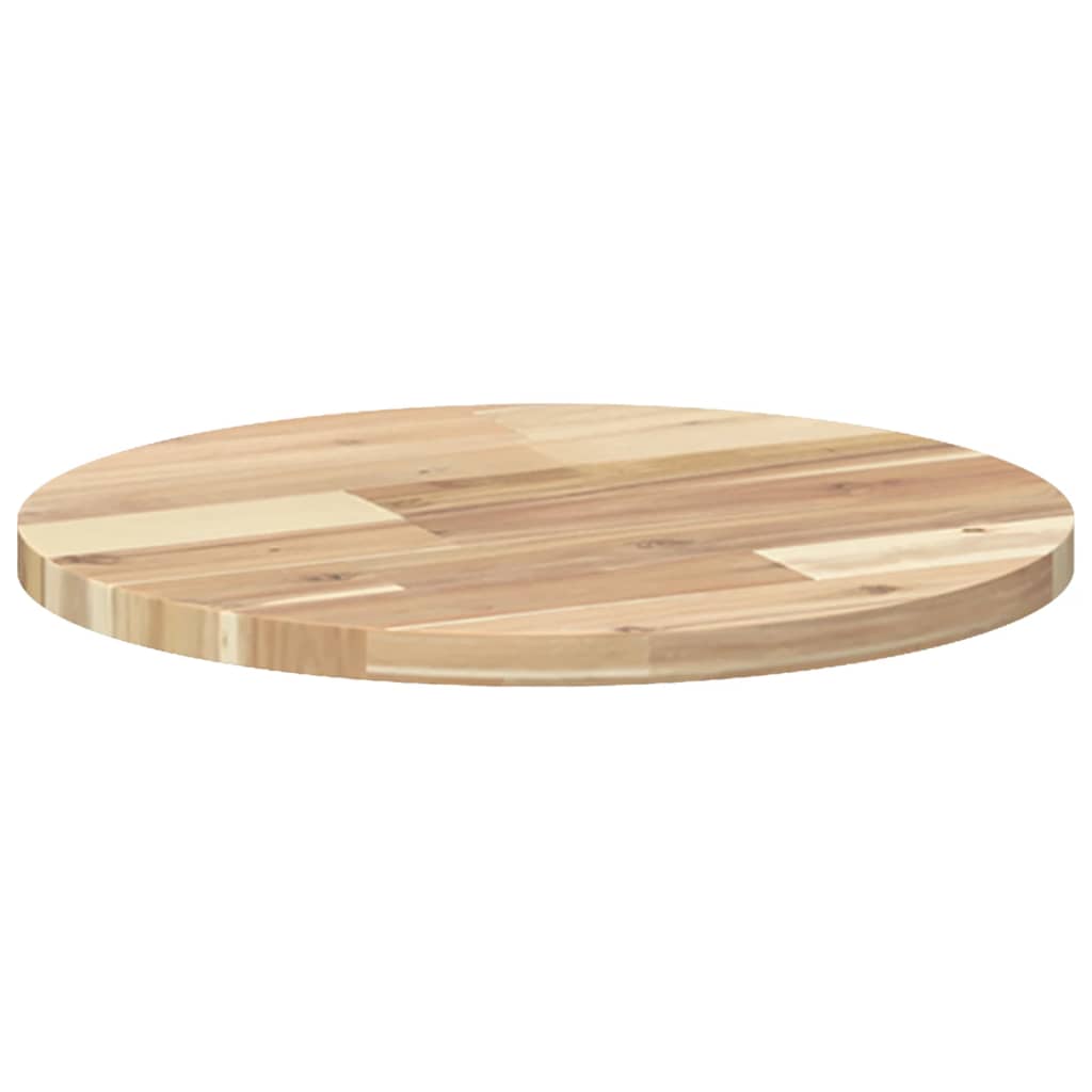 Bordplate rund Ø40x2 cm heltre akasie
