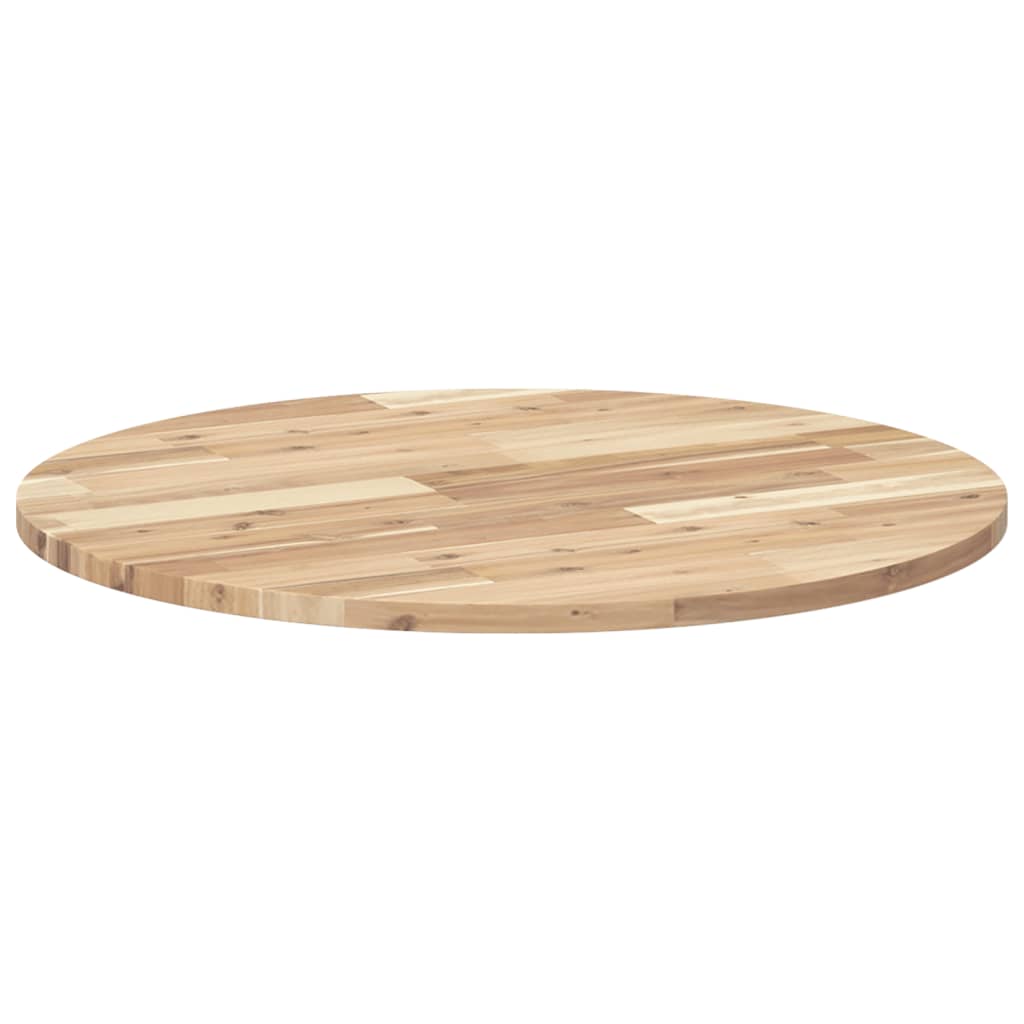 Bordplate rund Ø70x2 cm heltre akasie