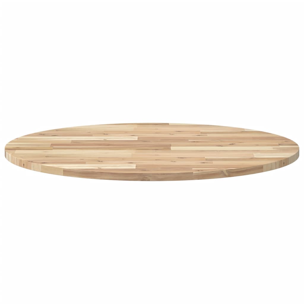 Bordplate rund Ø80x2 cm heltre akasie