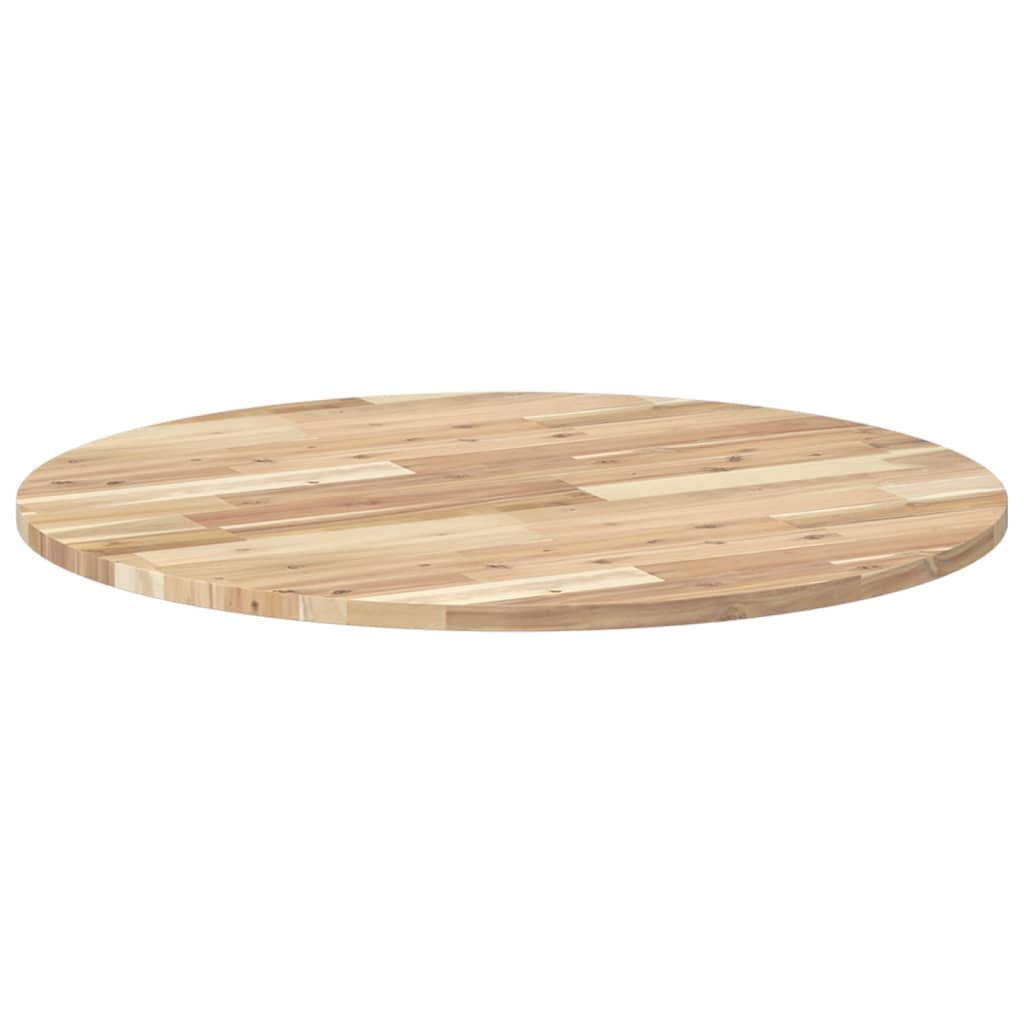 Bordplate rund Ø80x2 cm heltre akasie