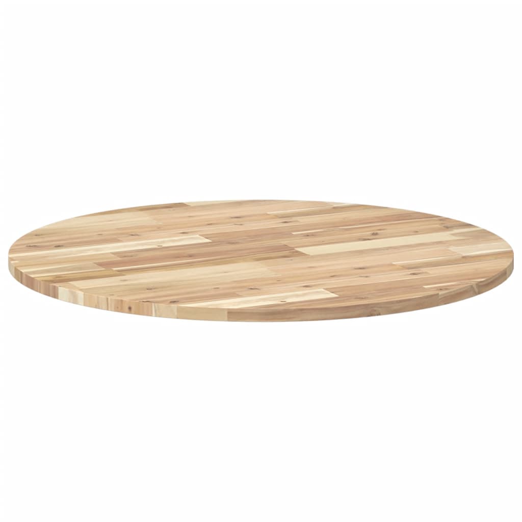 Bordplate rund Ø80x2 cm heltre akasie
