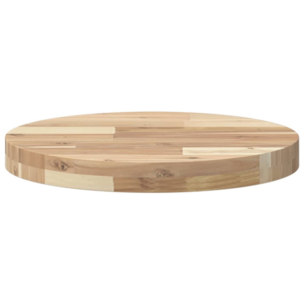 Bordplate rund Ø40x4 cm heltre akasie