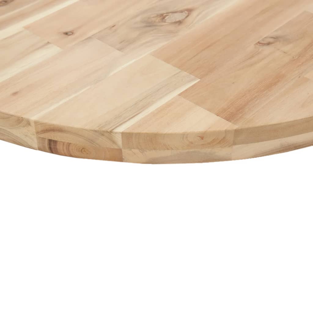 Bordplate rund Ø40x4 cm heltre akasie
