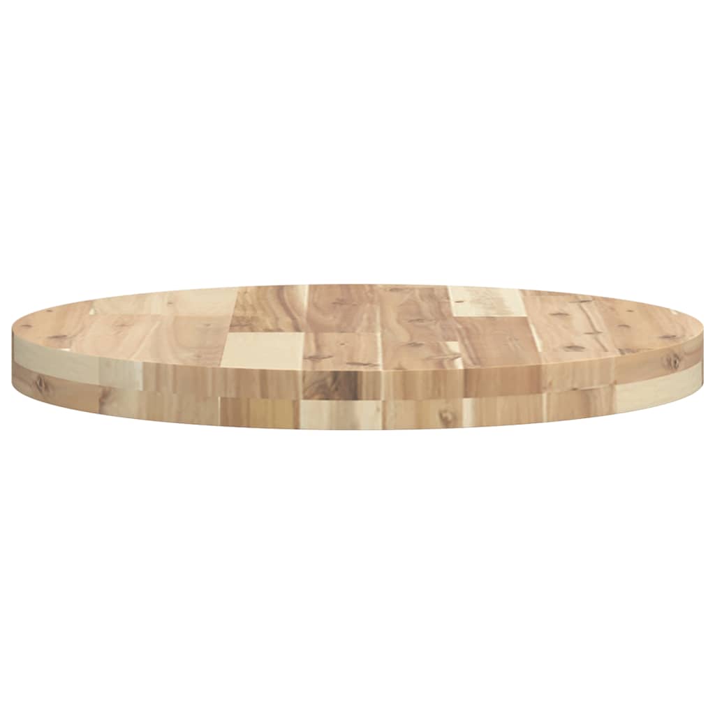 Bordplate rund Ø50x4 cm heltre akasie